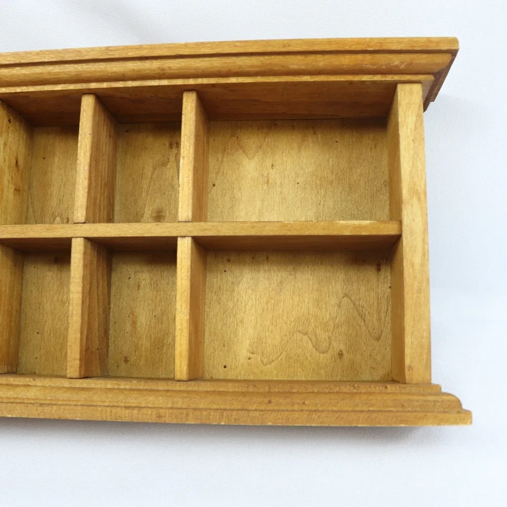 Cottagecore Wooden Heart Trinket Shadow Hanging Display Box 13.5